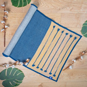 Ayurvedic Cotton Yoga Mat (Dark Blue) from chaYkra