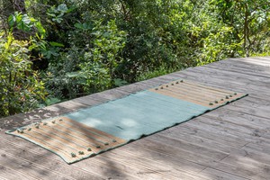 Ayurvedic Cotton Yoga Mat (Turquoise) from chaYkra