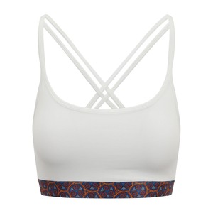 Warm Chakra Yoga Bra White from chaYkra