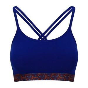 Warm Chakra Yoga Bra Blue from chaYkra