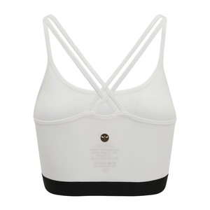 Chess Board Yoga Bra White from chaYkra