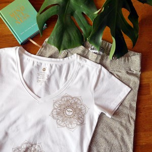 Golden Goddess Loungewear / Home Yoga Set from chaYkra