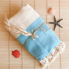 Chill Blue Turkish Towel via Chillax