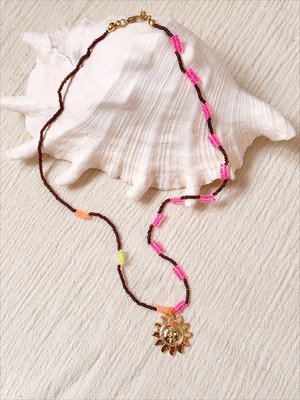 Sun Sparkle Brown Necklace from Chillax