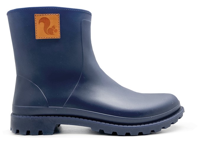 thies ® Bio Rainboot dark navy vegan (W) | 100% waterproof biodegradable rainboots from COILEX