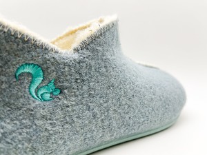 thies 1856 ® Slipper Boots mint with Eco Wool (W) from COILEX