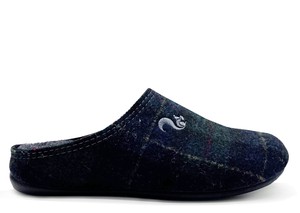 thies 1856 ® Rec Check Slipper dark navy (W/X) from COILEX