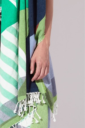 MOSS CARTE POSTALE BEACH TOWEL from Cool and Conscious