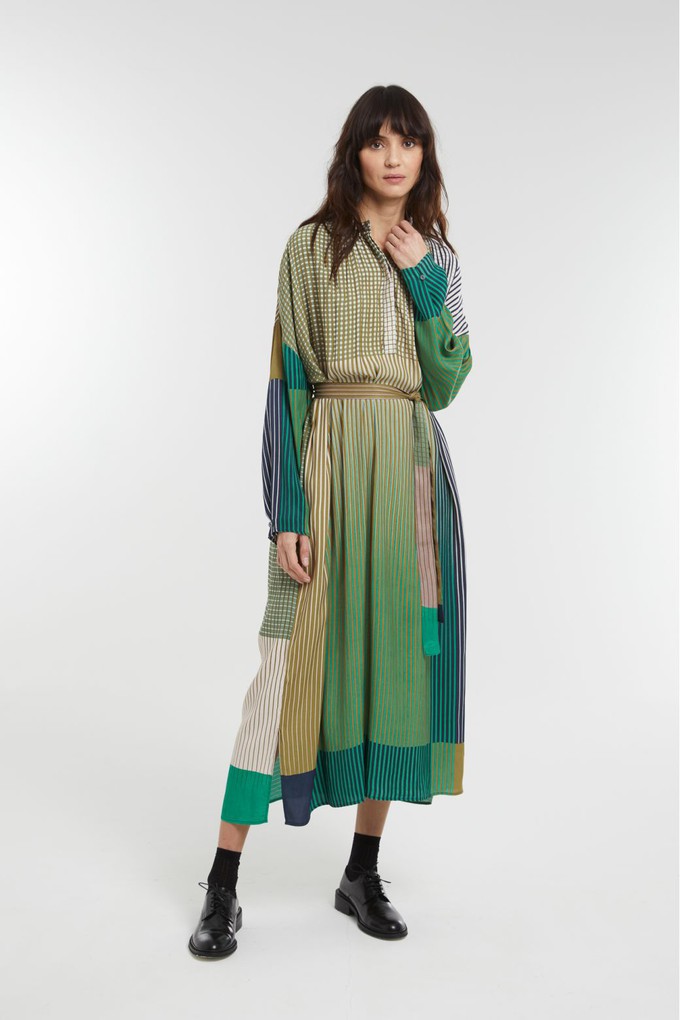 GREEN ROMY VIBRANT DRESS from Cool and Conscious