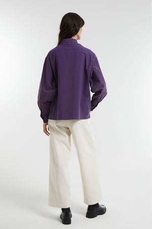 PURPLE ROSALIE CALDER SHIRT from Cool and Conscious