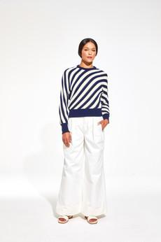 IZIA PRIMA NAVY SWEATER via Cool and Conscious