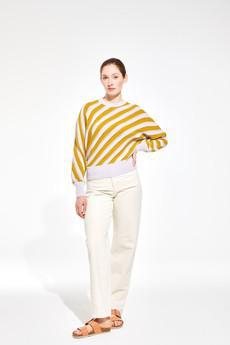 IZIA PRIMA MUSTARD PARMA SWEATER via Cool and Conscious