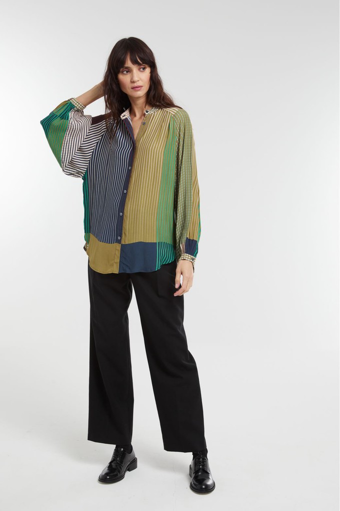 GREEN LOLA VIBRANT SHIRT from Cool and Conscious