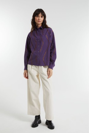 PURPLE ROSALIE CALDER SHIRT from Cool and Conscious