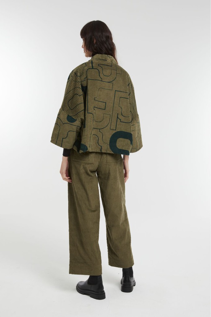 BICOLOR KHAKI ADA LYRIQUE JACKET from Cool and Conscious