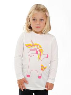 Organic T-Shirt Eucalyptus Aura - unicorn via CORA happywear