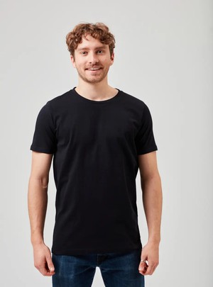 Double pack T-Shirt out of Organic Cotton - Black from COREBASE