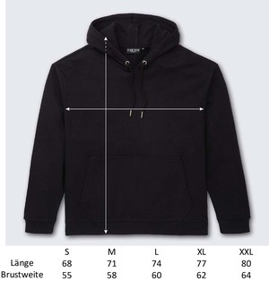 Hoodie - Unisex Oversized Fit - Black from COREBASE