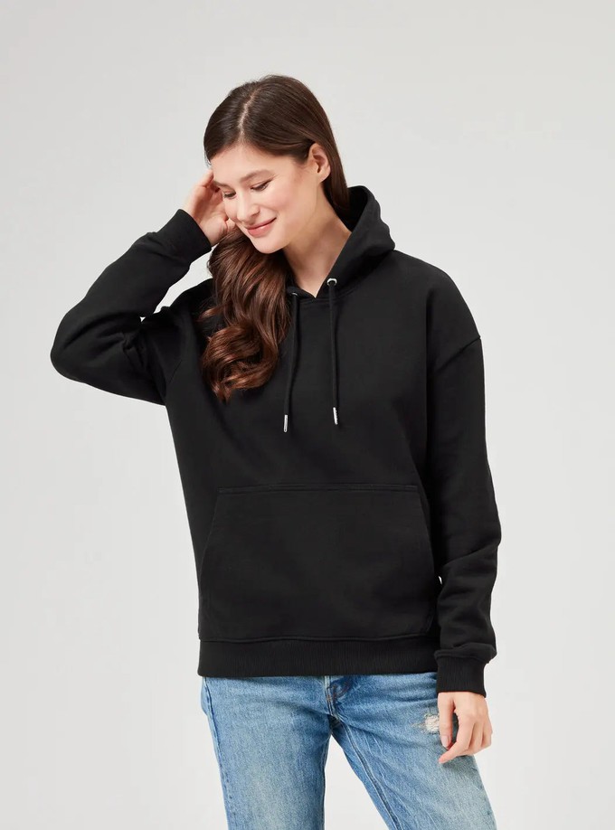 Hoodie - Unisex Oversized Fit - Black from COREBASE