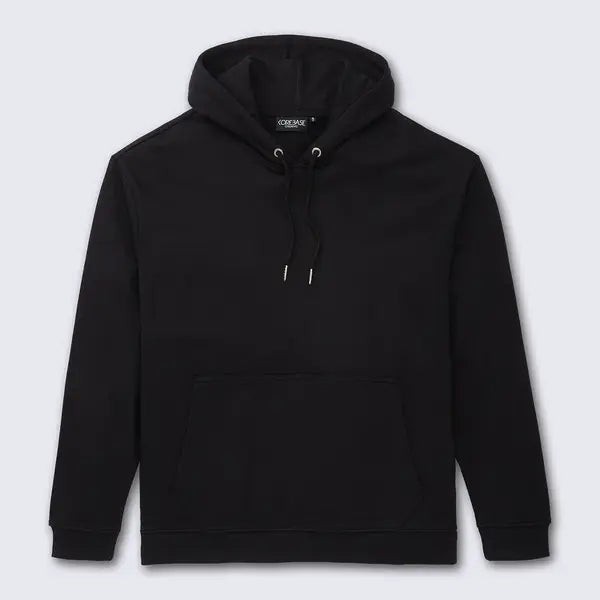 Hoodie - Unisex Oversized Fit - Black from COREBASE