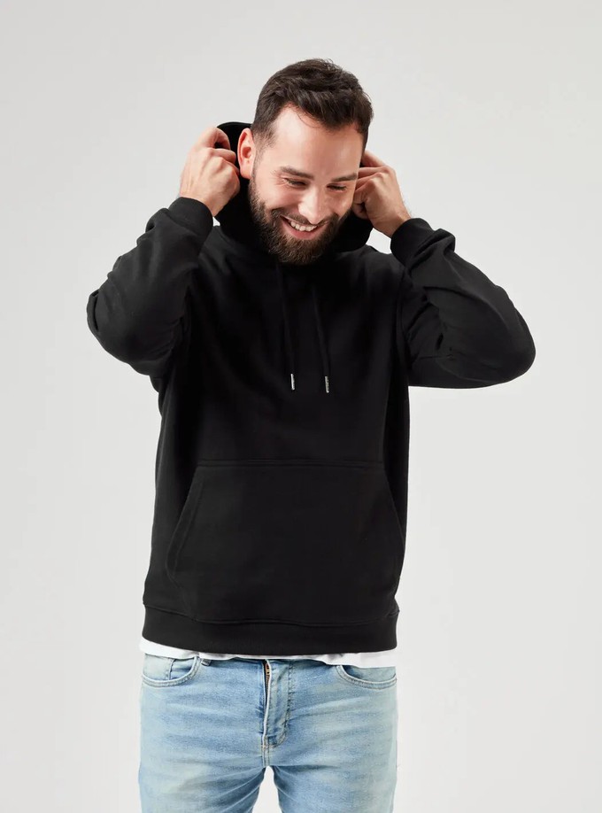 Hoodie - Unisex Oversized Fit - Black from COREBASE