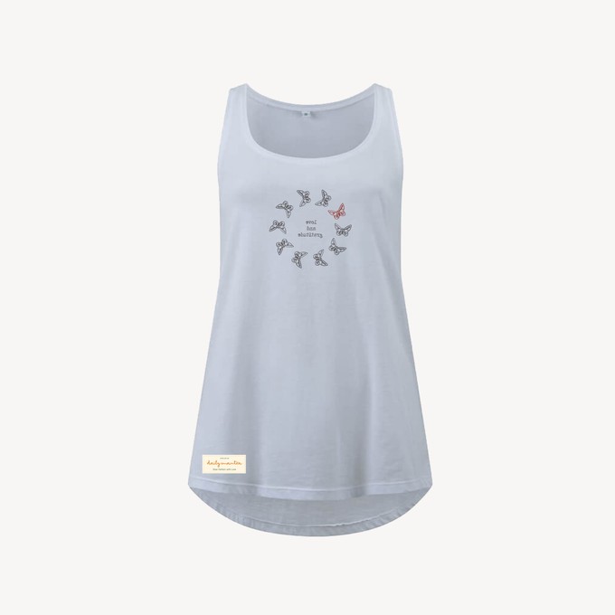 Organic women’s tanktop – LOVE AND GRATITUDE – Daily Mantra from Daily Mantra