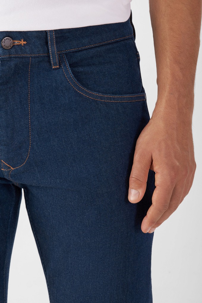 DUSK Regular Straight Minimal Stretch - Classic - Classic Blue from DAWN Denim