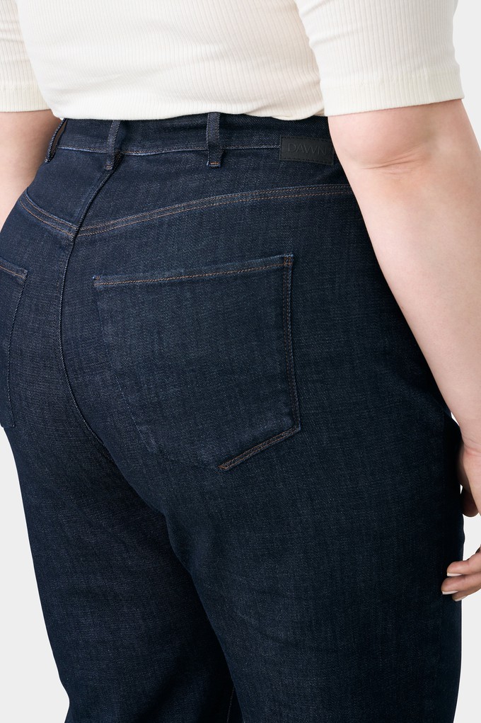 STARDUST O-Shape Soft Denim - Curvy - Dark Indigo from DAWN Denim