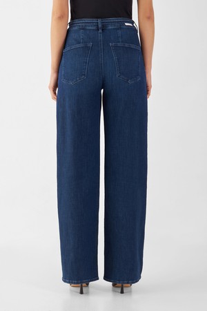 BLINK High Waist Wide - Dark Blue from DAWN Denim