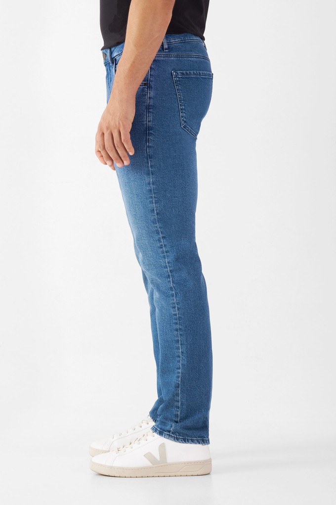 DUSK Regular Straight Minimal Stretch - Classic - Medium Blue from DAWN Denim