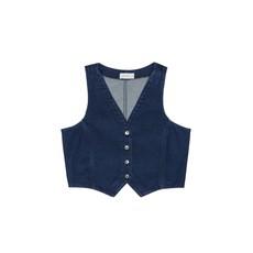 ASTRA - Denim Vest - Dark Blue via DAWN Denim