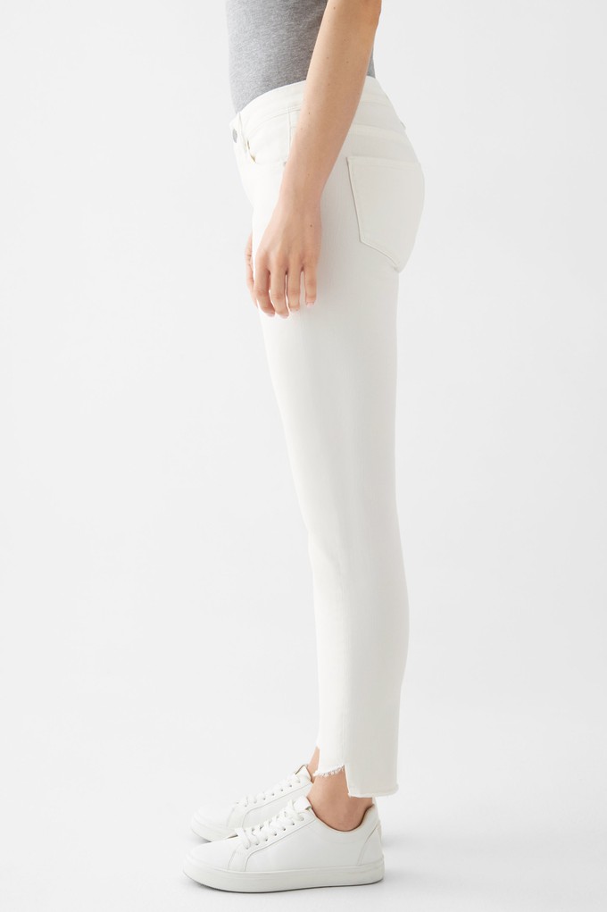 MID SUN Slim Comfortstretch - Design Details - White from DAWN Denim