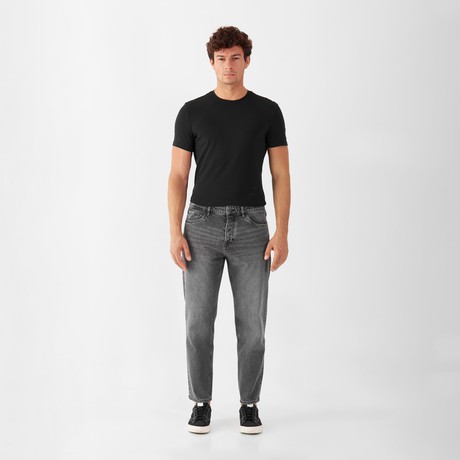 RISE Relaxed Tapered Minimal Stretch - Basic - Vintage Grey from DAWN Denim