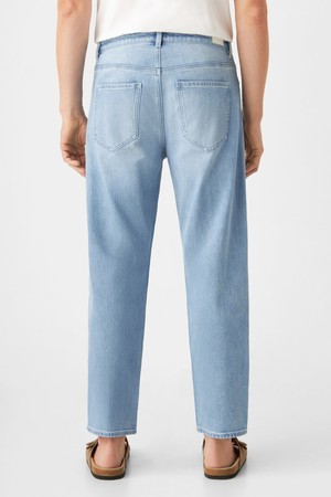 RISE Relaxed Tapered Minimal Stretch - Basic - Bright Blue from DAWN Denim