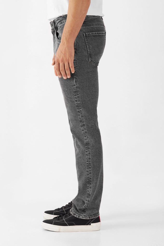 DUSK Regular Straight Minimal Stretch - Classic - Light Grey from DAWN Denim