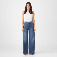 BLINK High Waist Wide - Vintage Blue via DAWN Denim