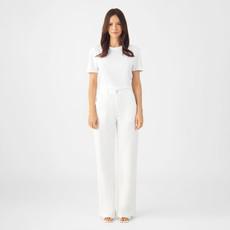 DEW Flared Soft Denim - Worker - White Denim via DAWN Denim