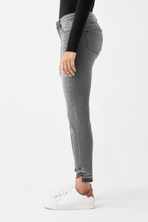 MID SUN Slim Comfortstretch - Design Details - Medium Grey from DAWN Denim