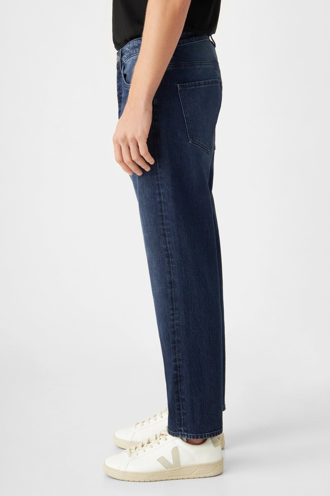 RISE Relaxed Tapered Minimal Stretch - Basic - Dark Blue from DAWN Denim