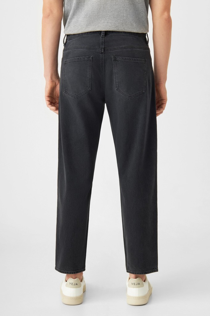 RISE Relaxed Tapered Minimal Stretch - Basic - Vintage Black from DAWN Denim