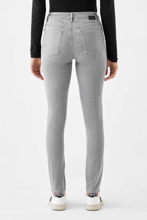 SUN UP Skinny Powerstretch - Basic - Silver Denim from DAWN Denim