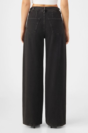 BLINK High Waist Wide - Black Denim from DAWN Denim