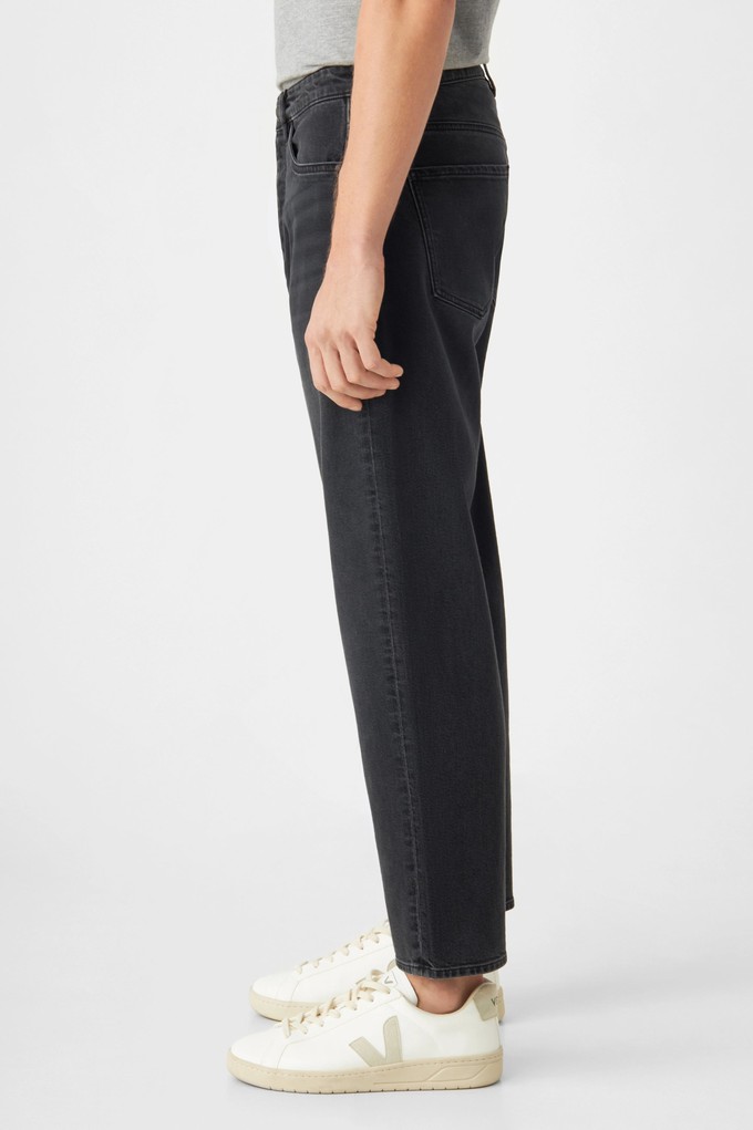 RISE Relaxed Tapered Minimal Stretch - Basic - Vintage Black from DAWN Denim