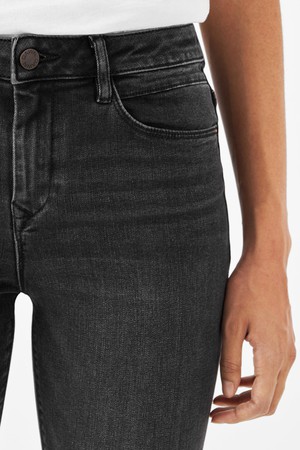 SUN UP Skinny Powerstretch - Basic - Black Denim from DAWN Denim