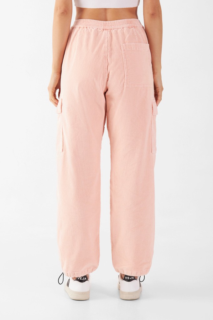 RAY - Mid Waist Spray Pant - Corduroy - Rose from DAWN Denim