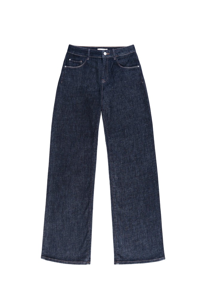 DEW Flared Soft Denim - Classic - Raw Blue from DAWN Denim