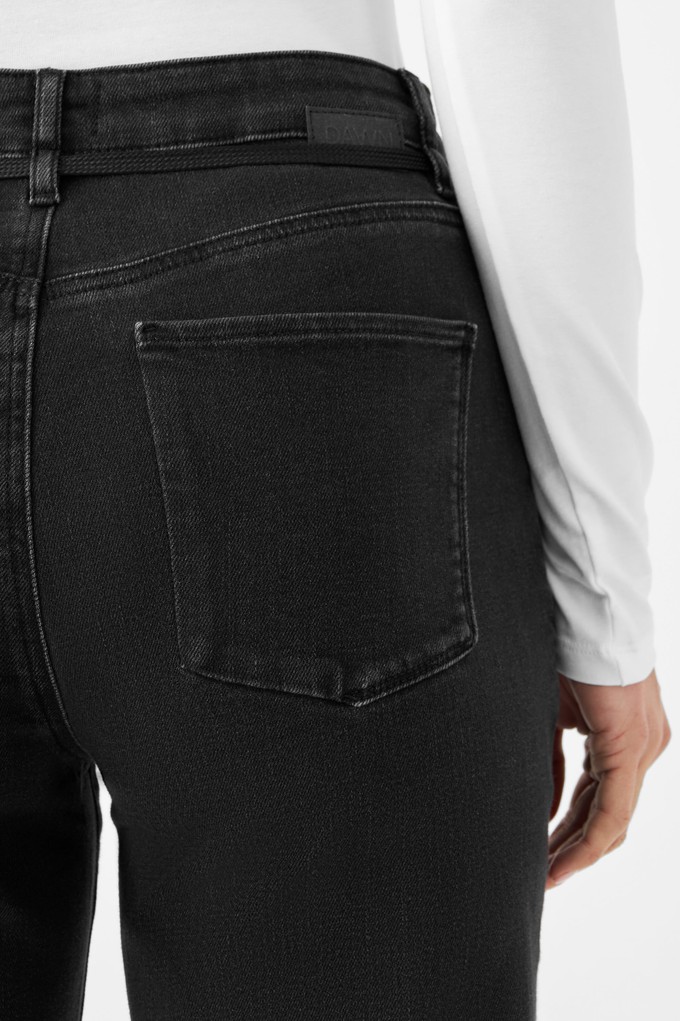 DEW Flared Soft Denim - French Pocket - Black Denim from DAWN Denim