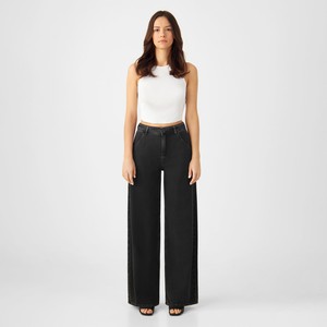 BLINK High Waist Wide - Black Denim from DAWN Denim