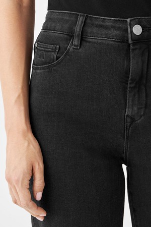 DEW Flared Soft Denim - Classic - Black Denim from DAWN Denim