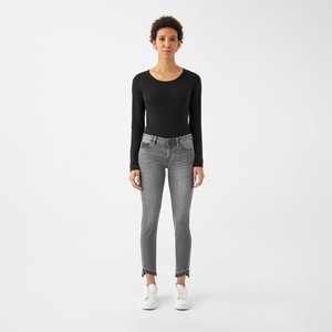 MID SUN Slim Comfortstretch - Design Details - Medium Grey from DAWN Denim